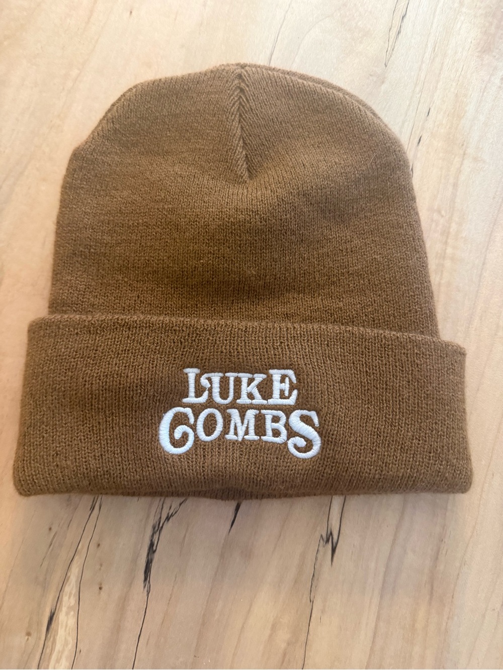 Luke Combs Carhartt Brown Beanie Hat